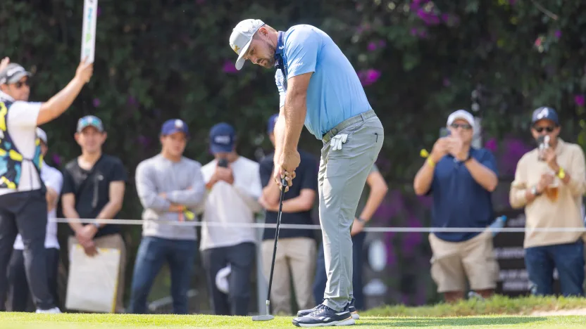 DeChambeau’s 63 leads after Rd. 1 in Mexico City